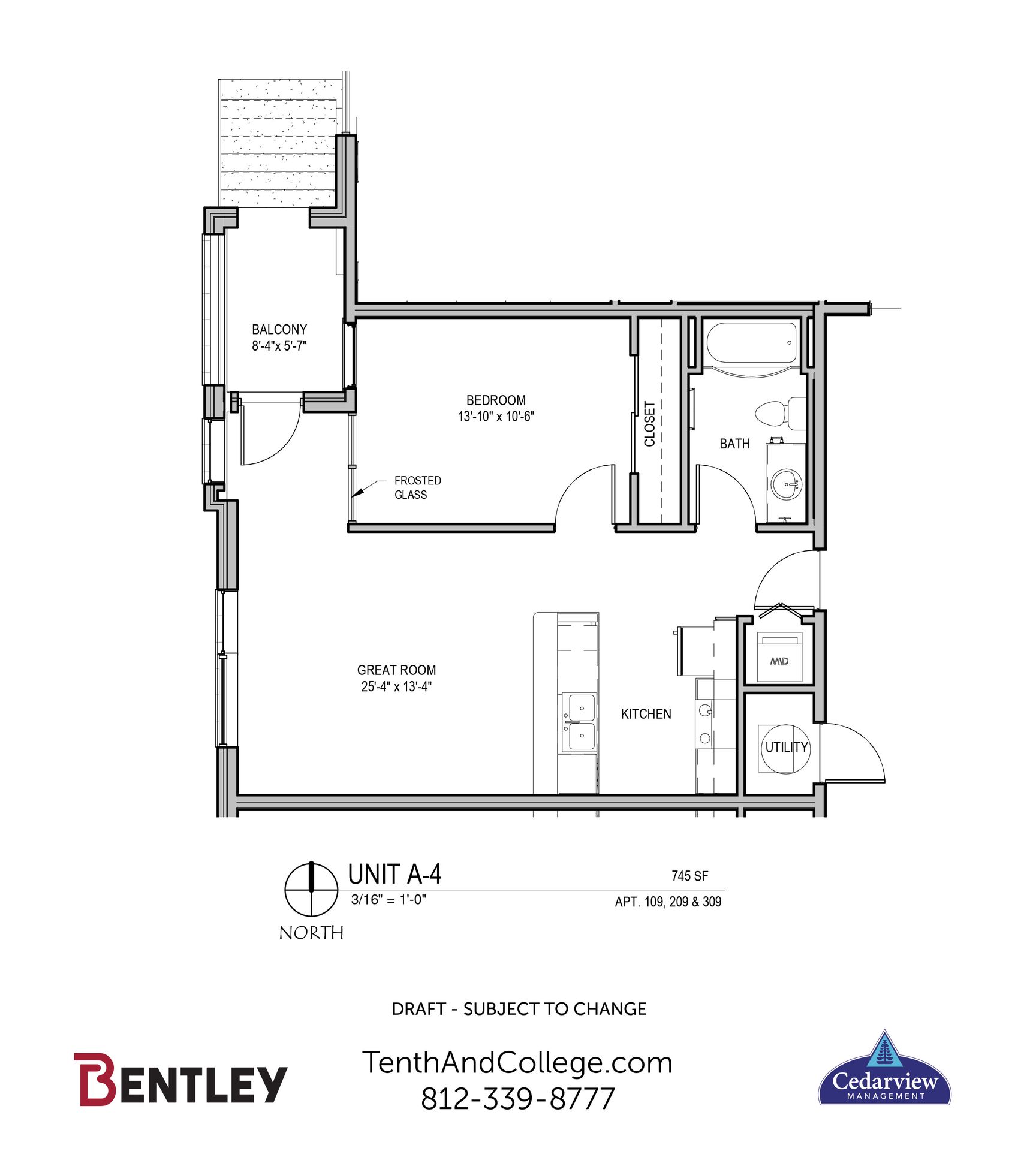 Bloomington Apartment: 650 N. College Avenue