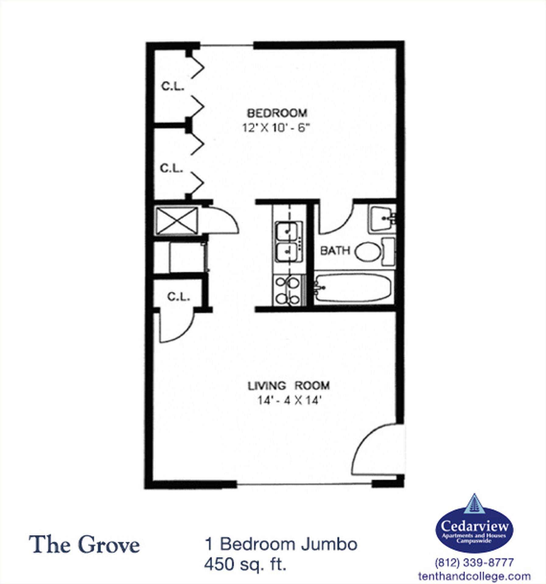 Bloomington Apartment: 504 E. Cottage Grove Avenue
