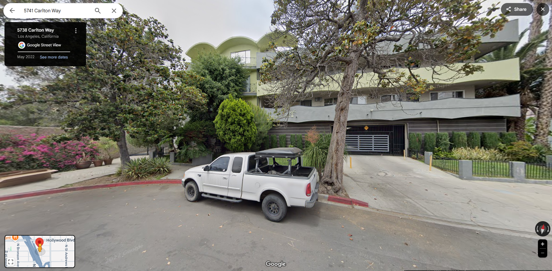 Los Angeles Apartment: 5741 Carlton Way