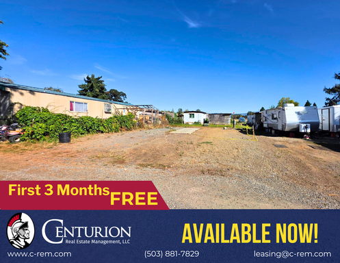 Scio, Manufactured Homes ONLY Space 47x73, Available Now!