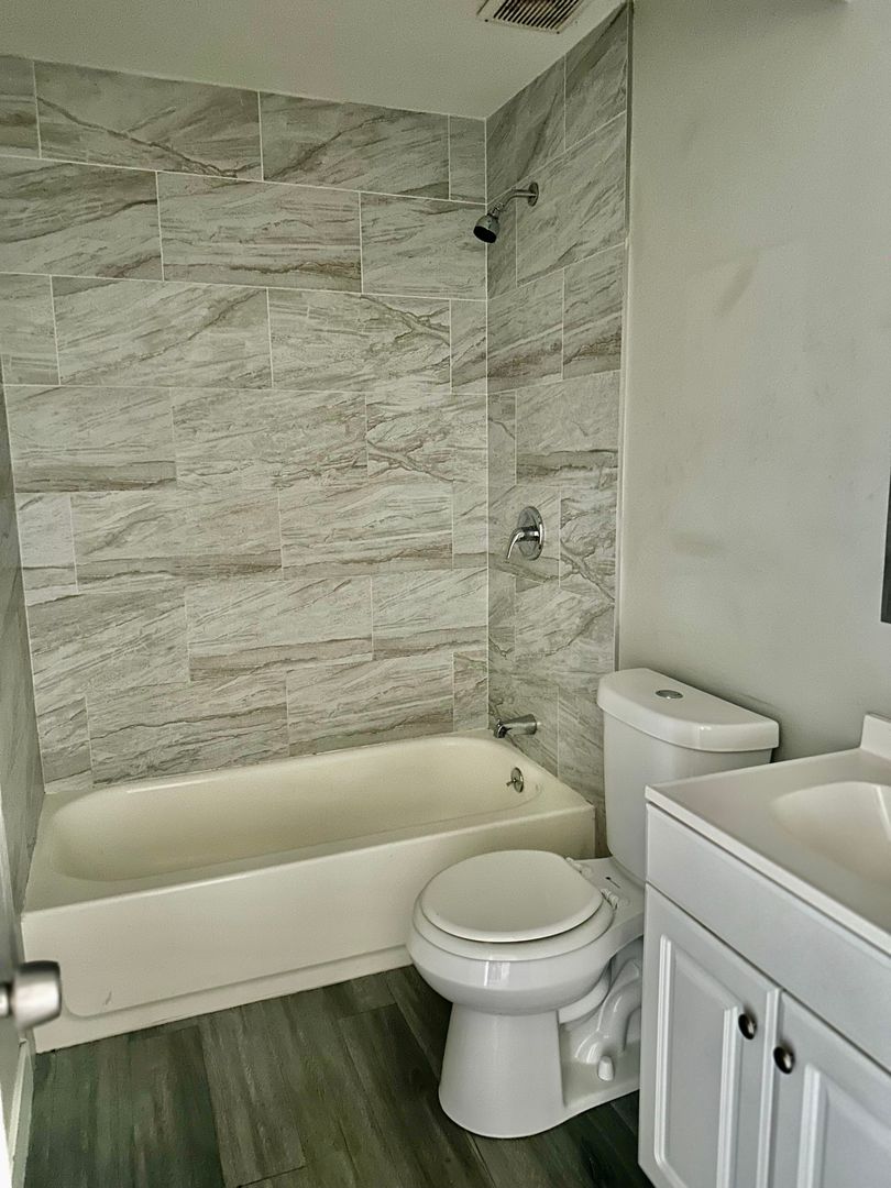Apartment bathroom — representative home at Urbana at Arcadia.