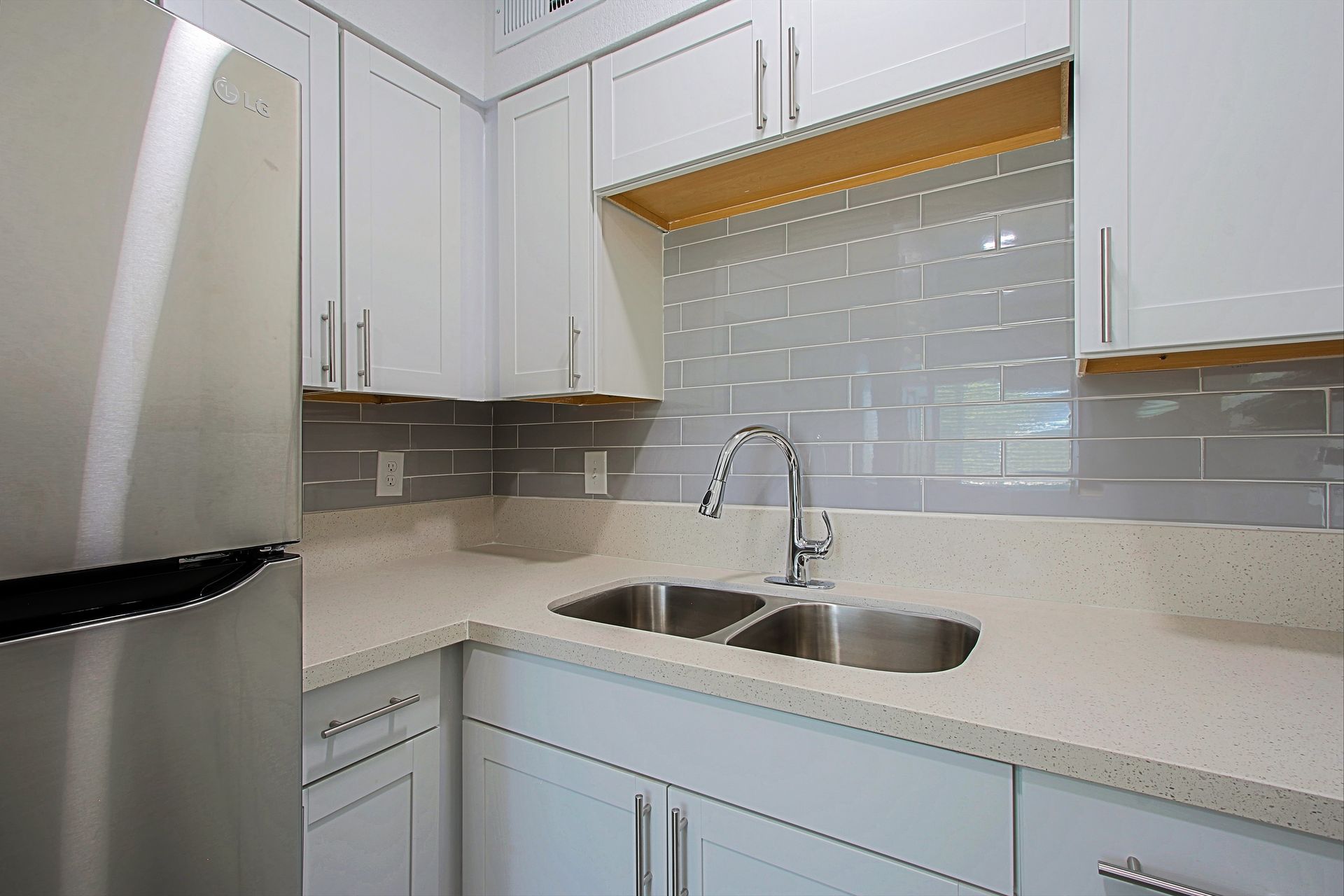 Apartment kitchen — representative home at Urbana at Arcadia.