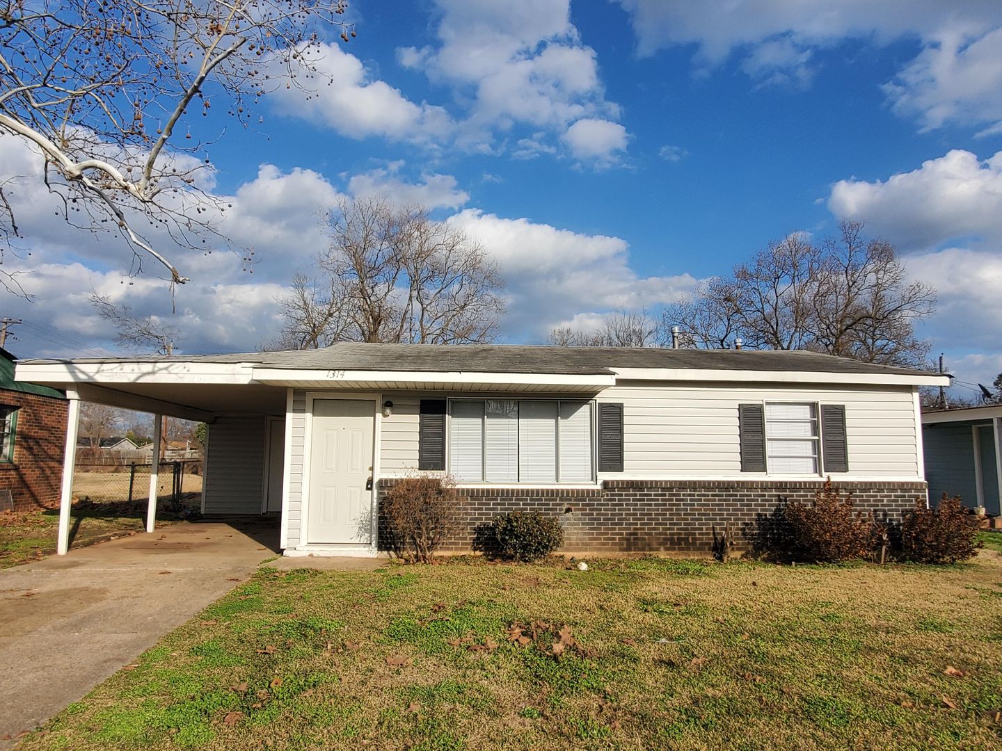 Bossier City House: 1314 Lampkin St.