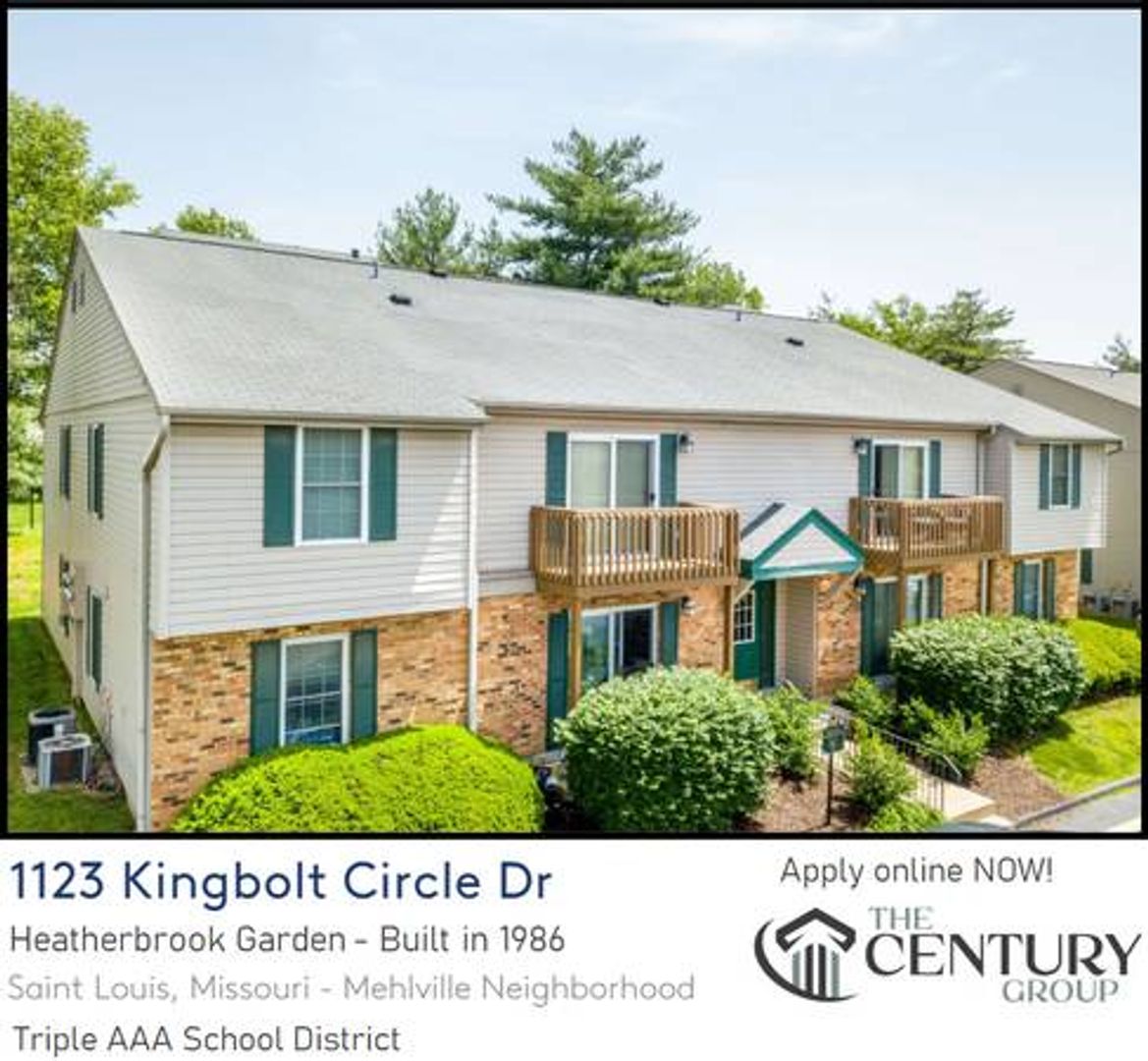 St. Louis Apartment: 1100 Kingbolt Cir Dr.