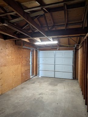 Garage/shop area and storage space available soon!