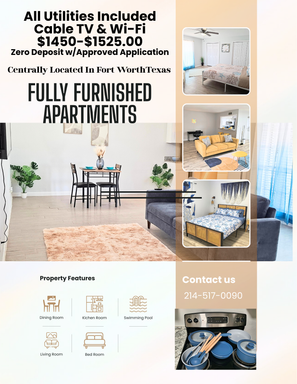 Boho Chic 1-Bedroom Apartment | Fully Furnished | Fort Worth, TX – photo 1