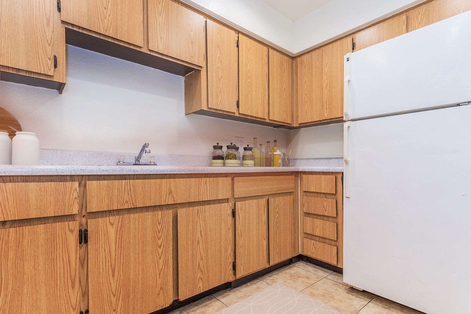 Apartment kitchen — representative home at Lynnwood Apartments.