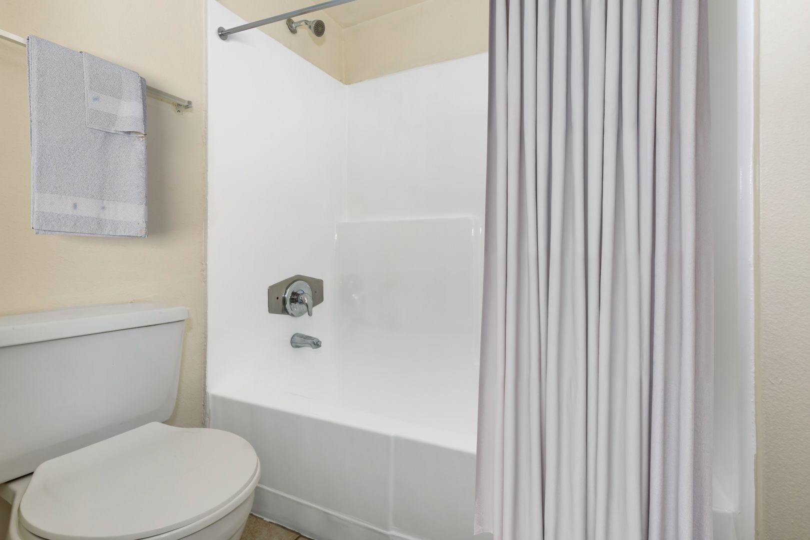 Apartment bathroom — representative home at Lynnwood Apartments.