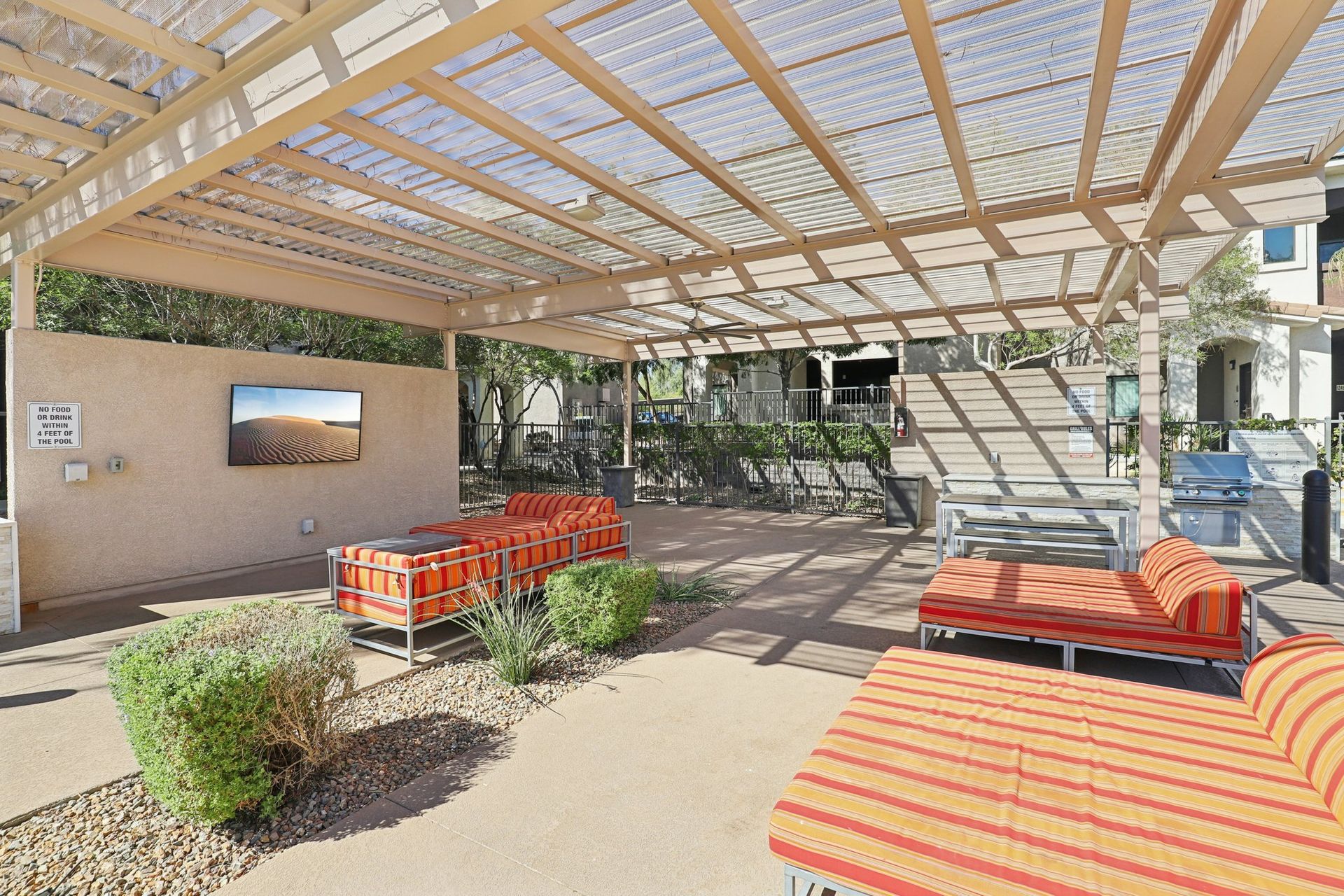 Grill area at The Wyatt (2 of 2)