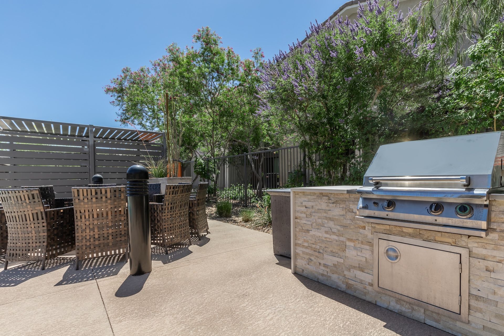 Grill area at The Wyatt (1 of 2)