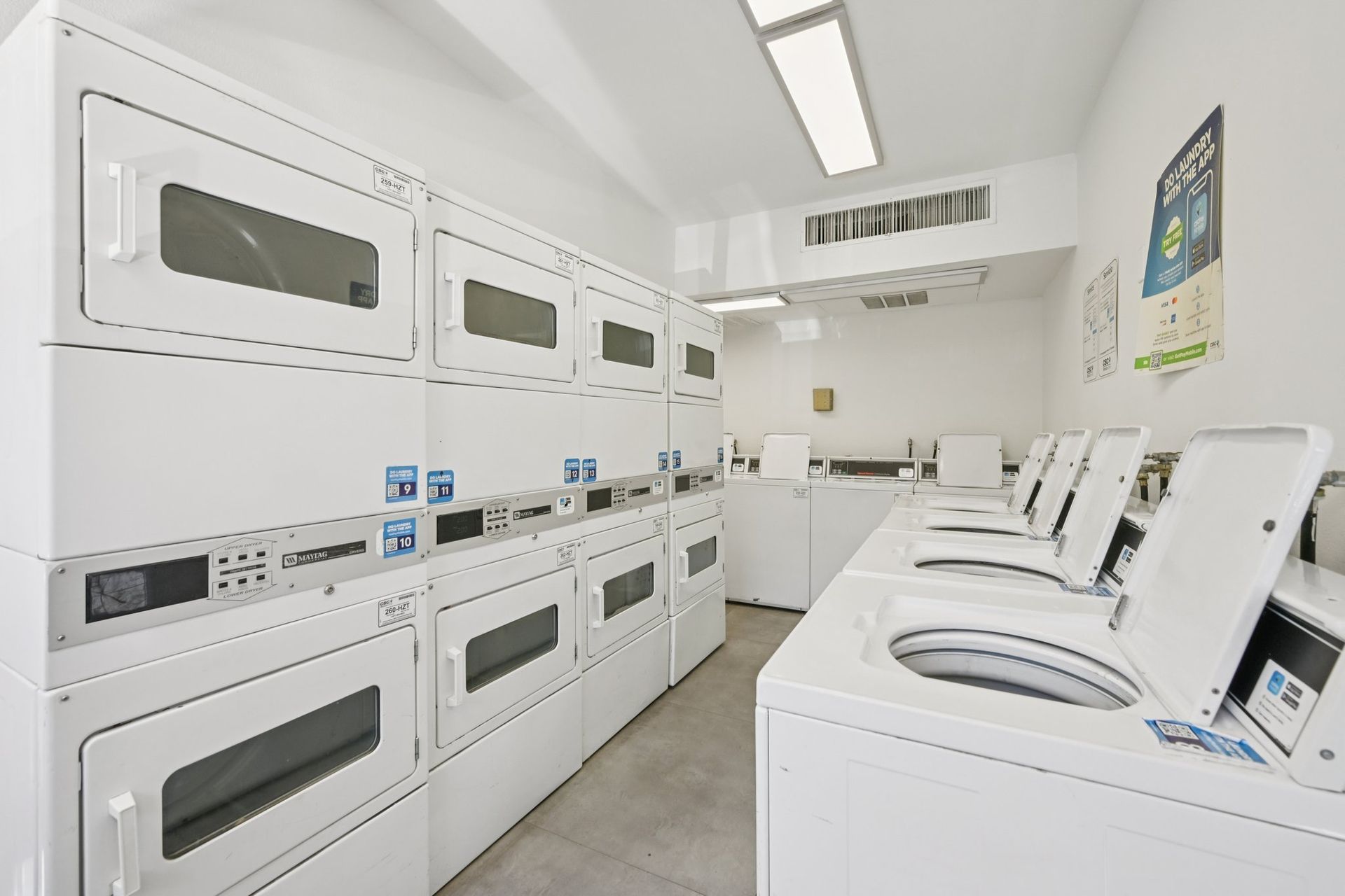 Laundry room at Vesta on 12th (1 of 3)