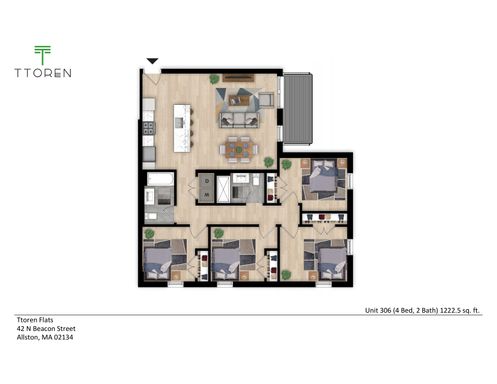 42 North Beacon St, 306, Boston, MA 02134