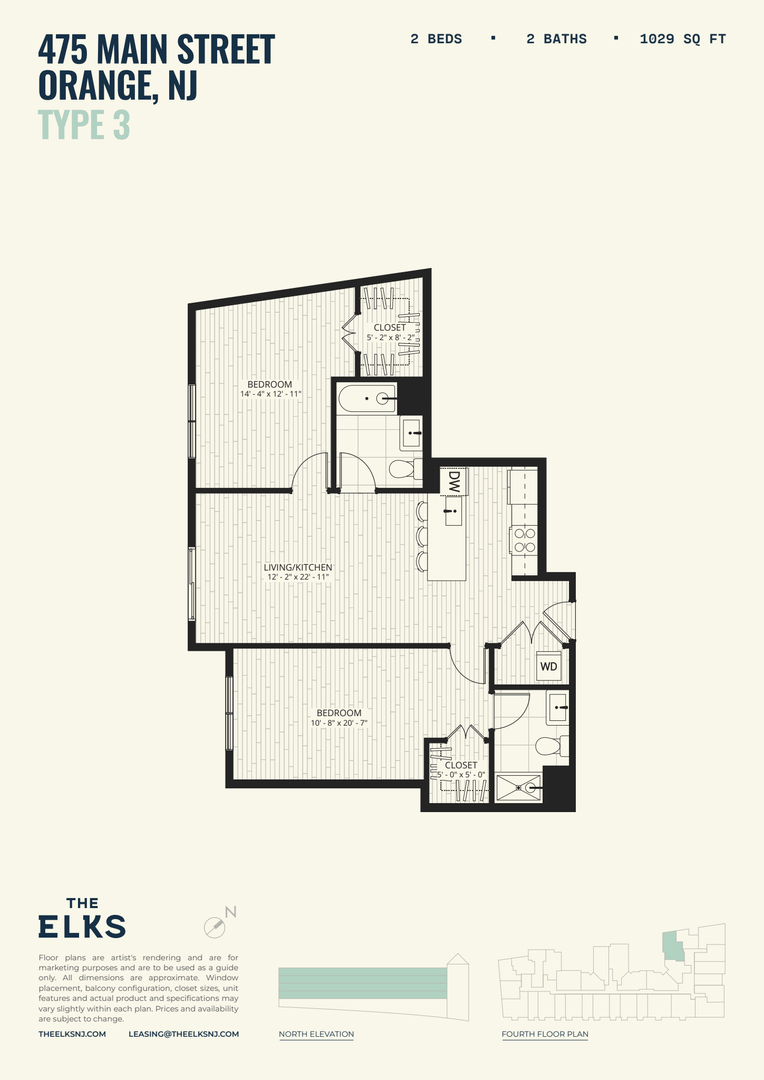 Orange Apartment: 475 Main Street