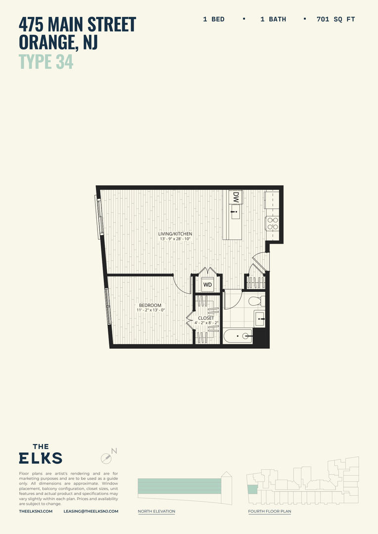 Orange Apartment: 475 Main Street