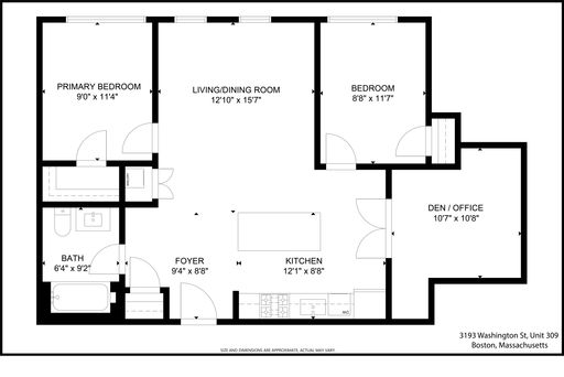3193 Washington Street, 309, Boston, MA 02130