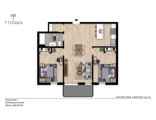 42 North Beacon St, 304, Boston, MA 02134