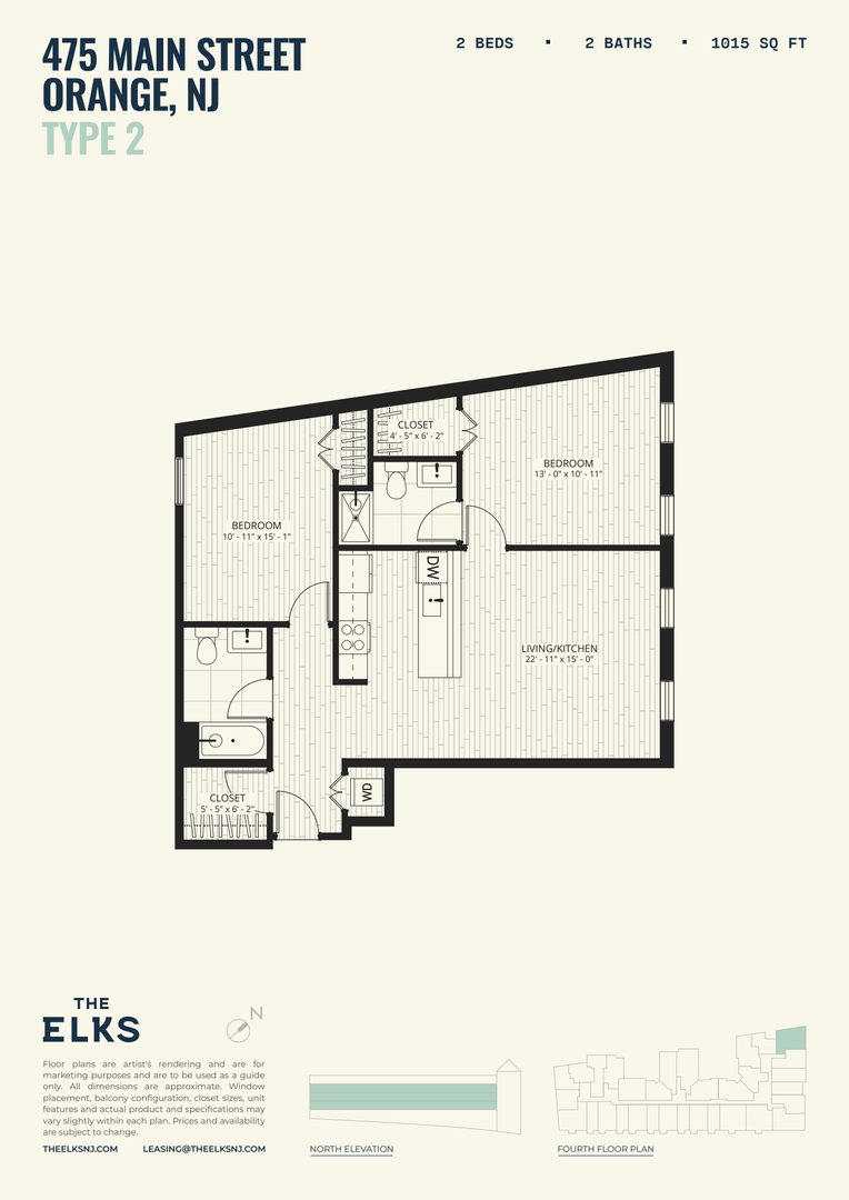Orange Apartment: 475 Main Street