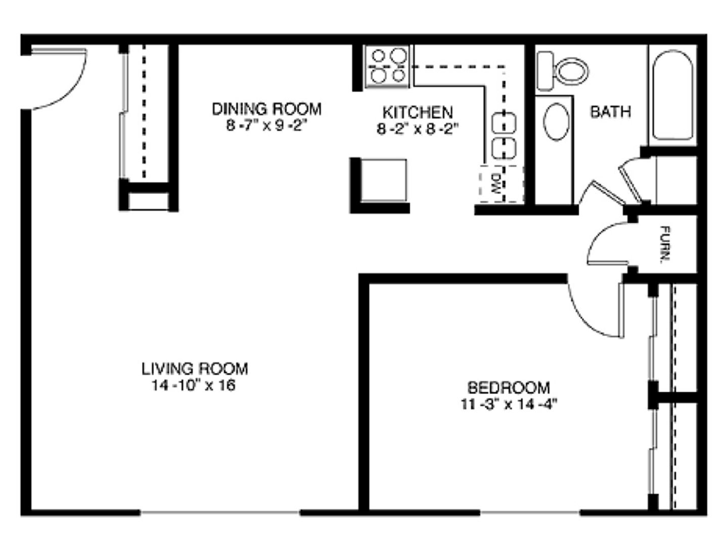 Lincoln Apartment: Chateau LaFleur