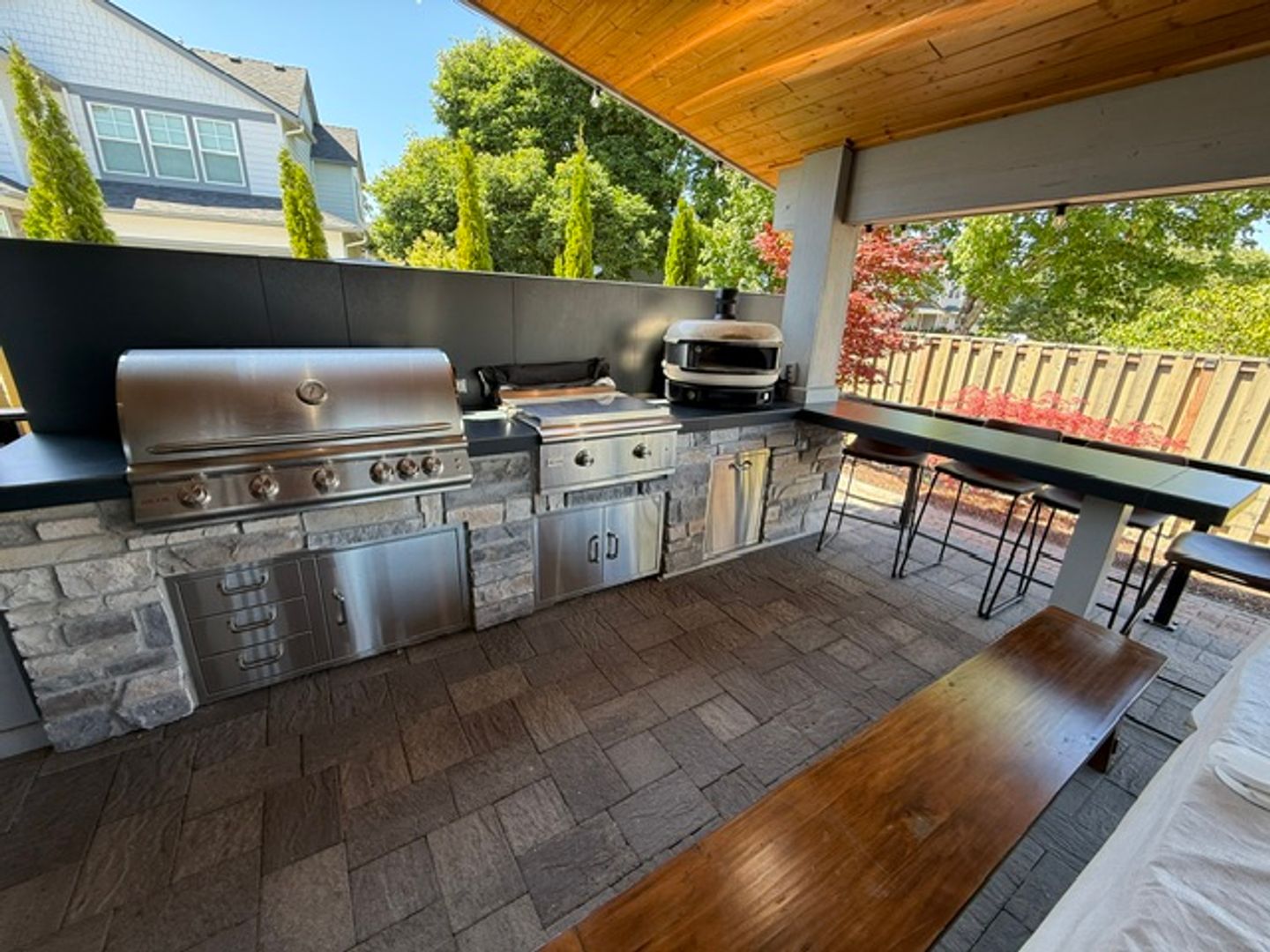 Grill area at 5471 SW Jardine Ave. - 5471Jard (2 of 2)
