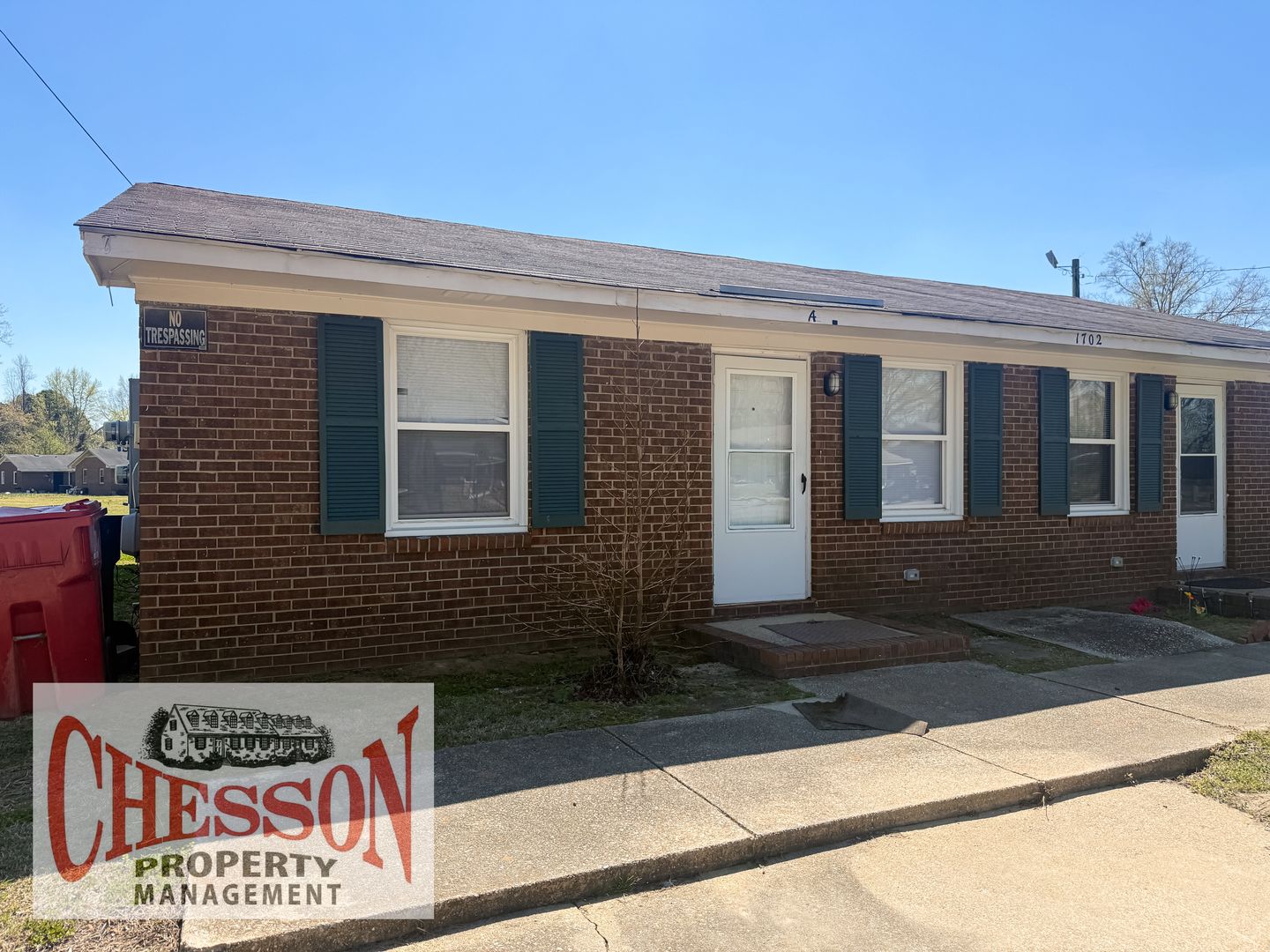 Wilson Apartment: 1702 Snowden Drive