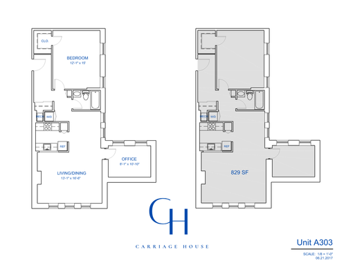 Newly Renovated Large 1Bed/ 1Bath +Den at Carriage House! – photo 1