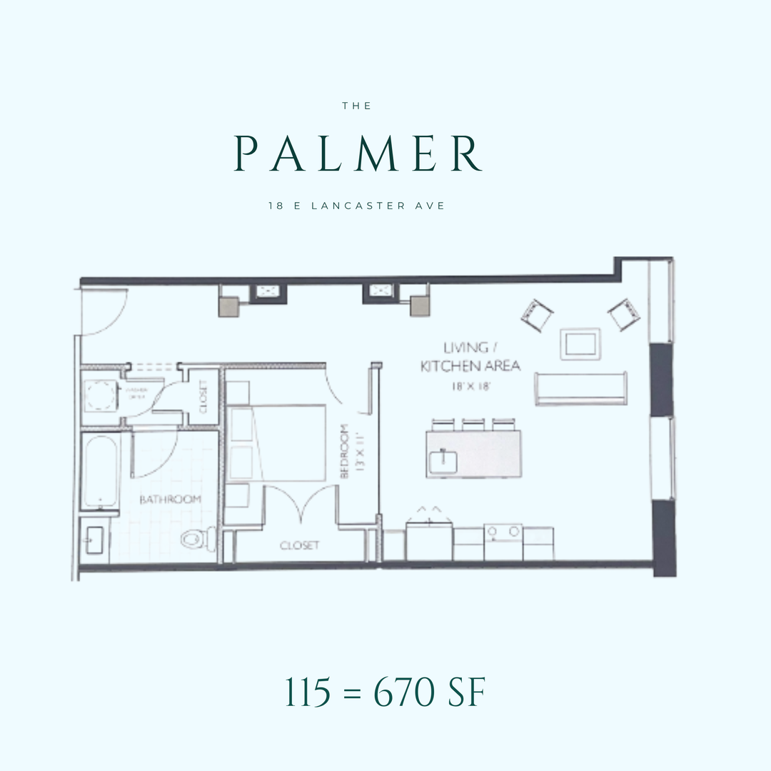 Penn Wynne Apartment: 18 E Lancaster Ave
