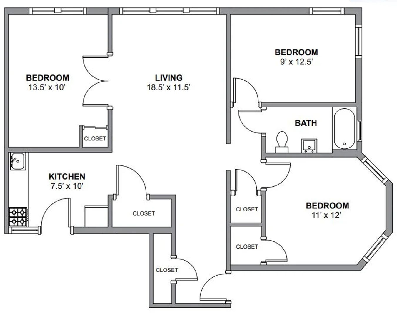 Chicago Apartment: 622 W .Stratford Pl