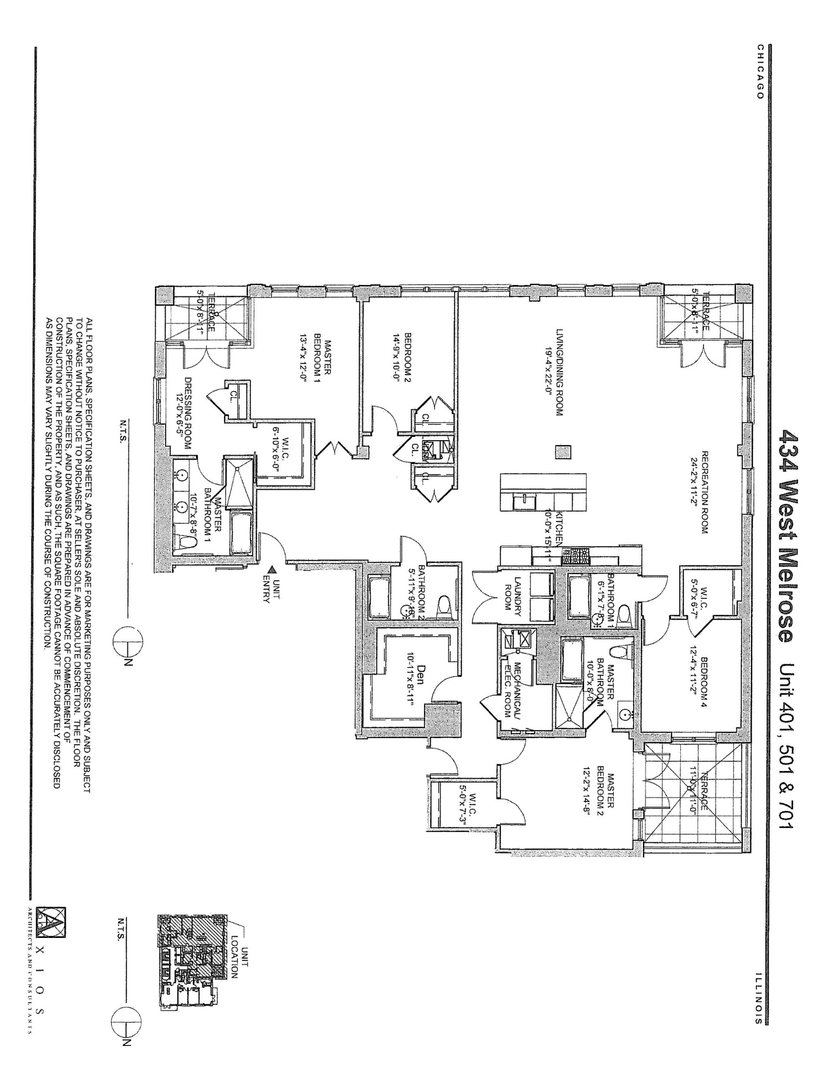 Chicago Apartment: 434 W.Melrose St.