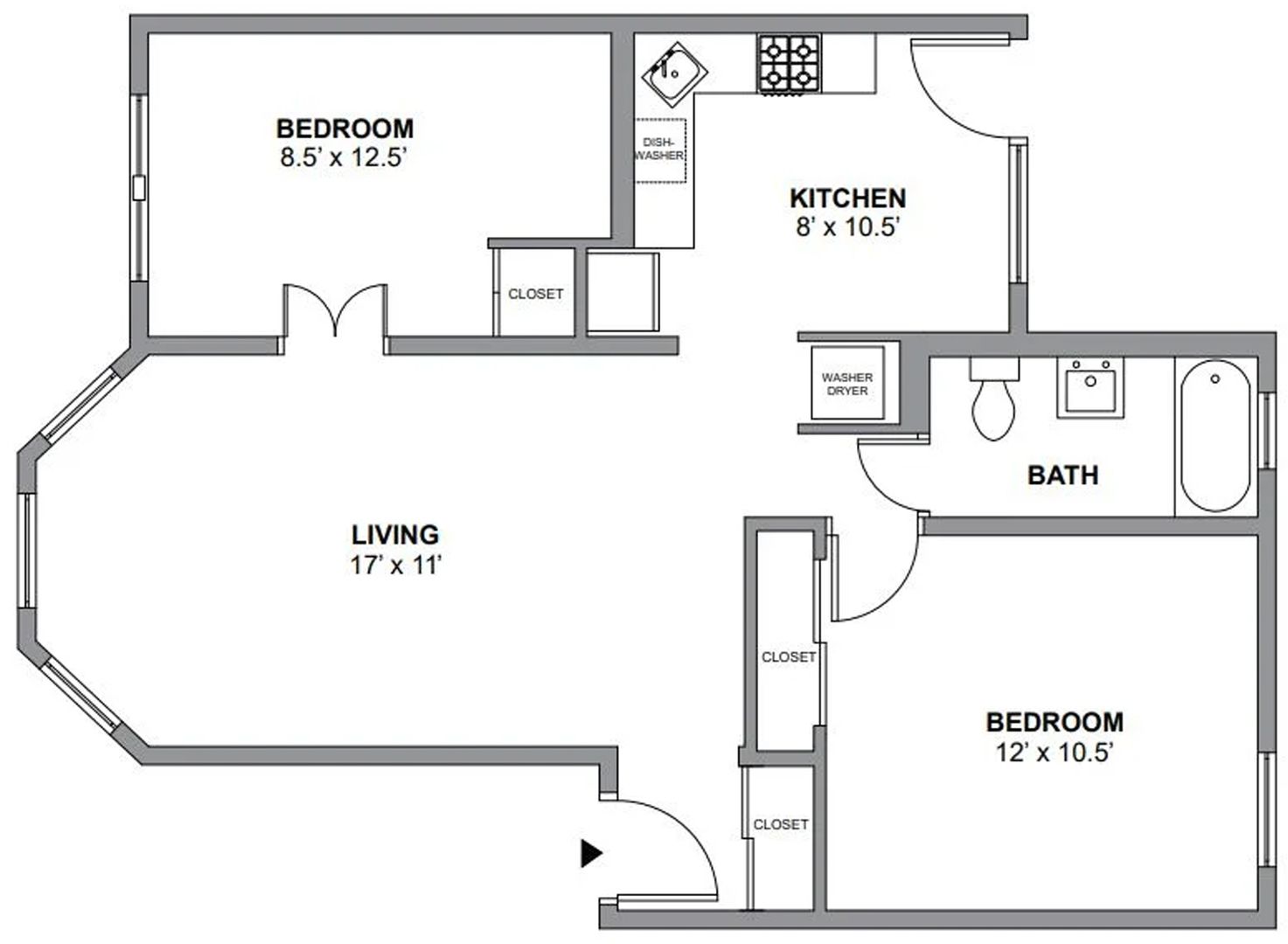 Chicago Apartment: 622 W .Stratford Pl