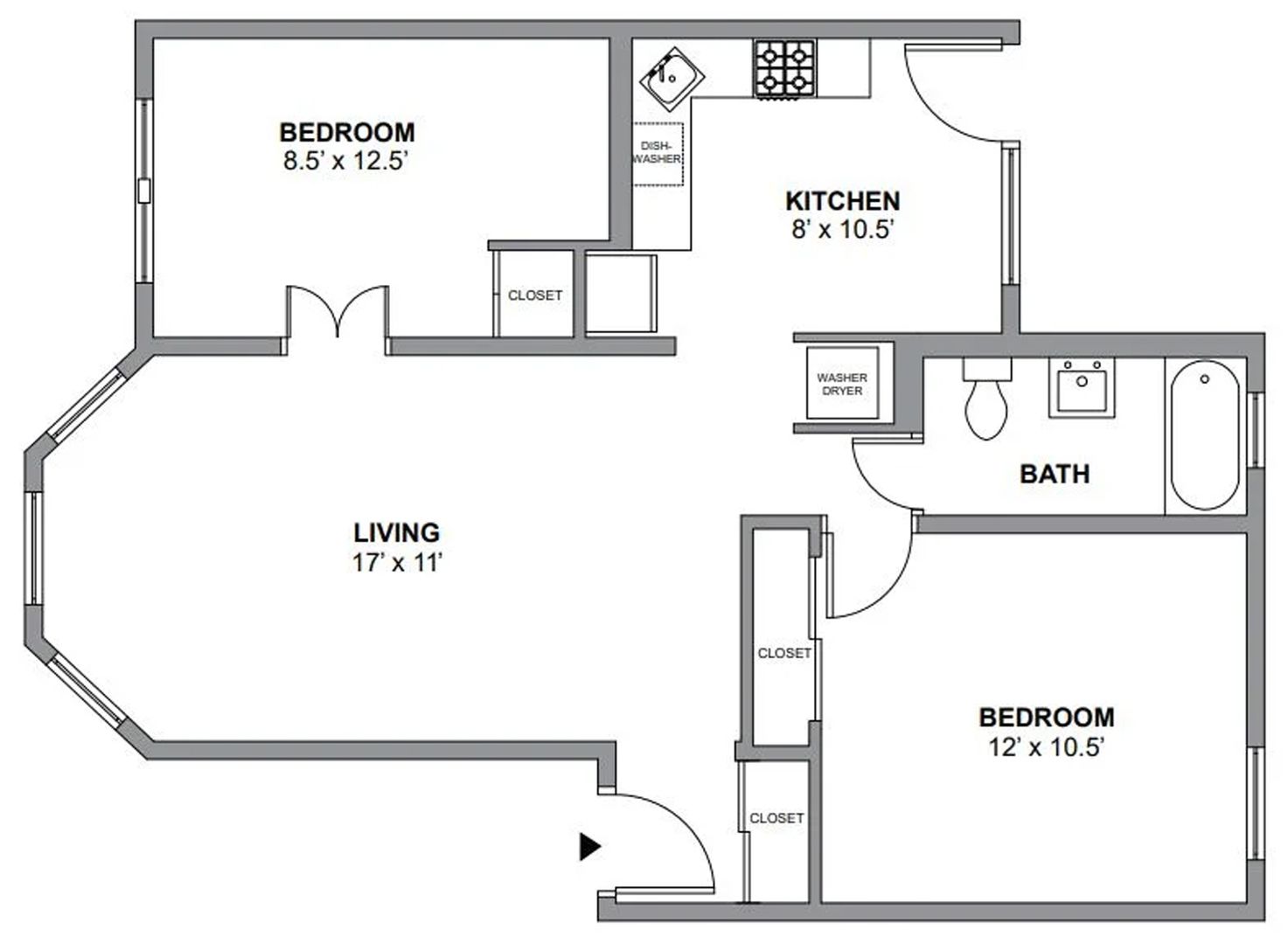 Chicago Apartment: 629 W.Corenelia Ave