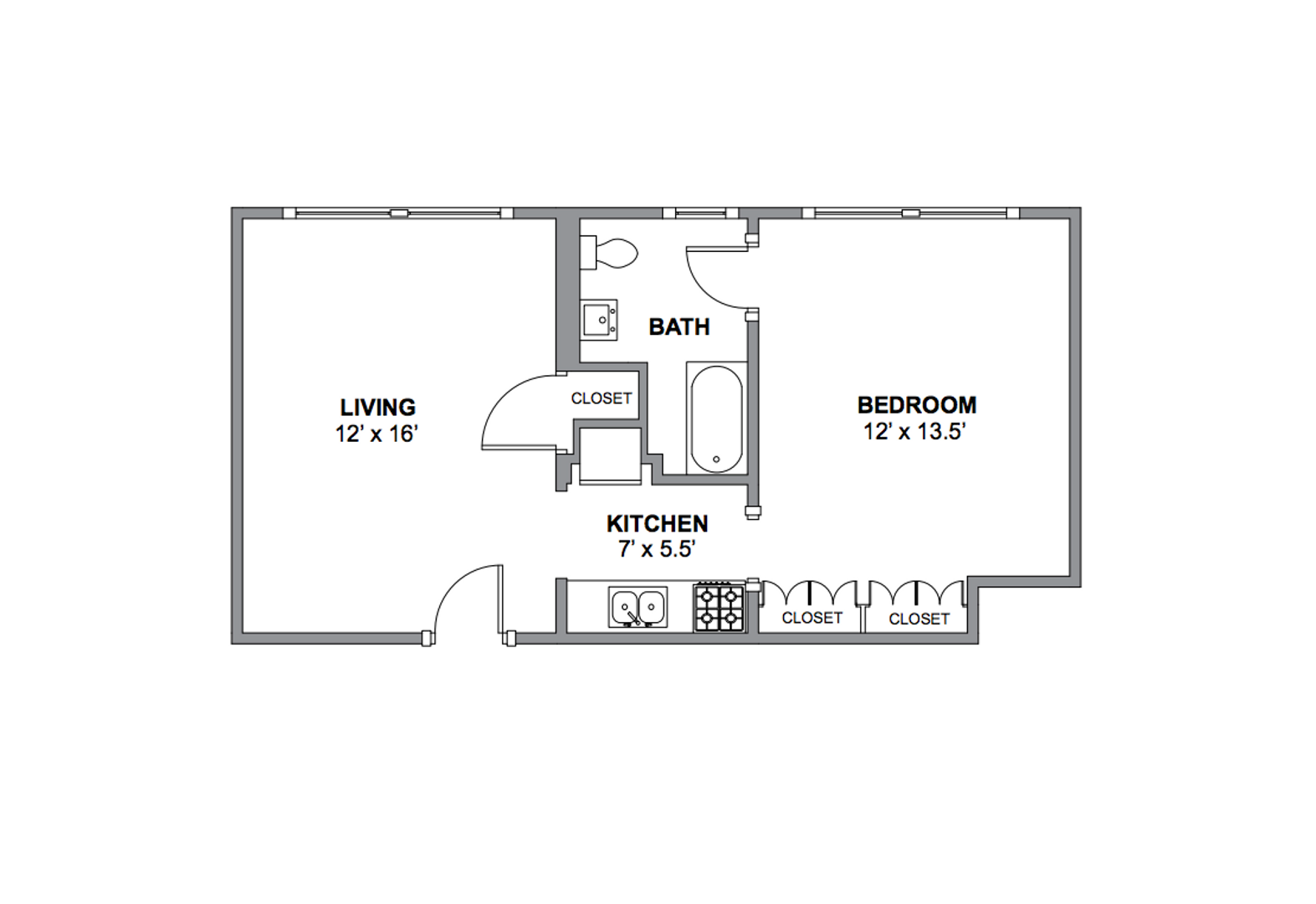 Chicago Apartment: 445 W.Melrose St.
