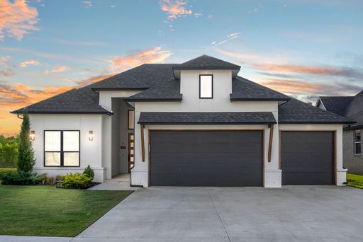 Gorgeous single-story home located privately by the pond. 4 bedrooms, 3 baths, office, large gourmet kitchen with great storage, large island with quartz and breakfast nook. – photo 1