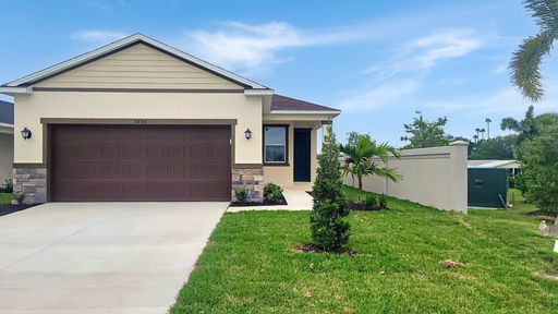 Annual Rental Home with Three Bedrooms, Two Baths, Plus an Office and a Two Car Garage Located in Heron Bay.