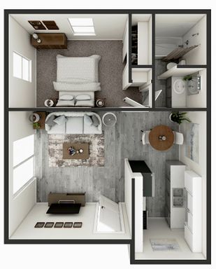 Upgraded 1 Bedroom Available at Crossings at Midtown! – photo 1