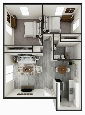 2 Bedroom Available at Crossings at Midtown! – photo 1