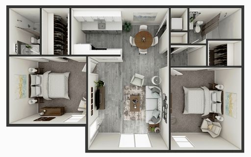 Spacious 2 Bedroom/ 2 Bathroom Renovated with Washer Dryer in Unit Available at Crossings at Minshall! – photo 1