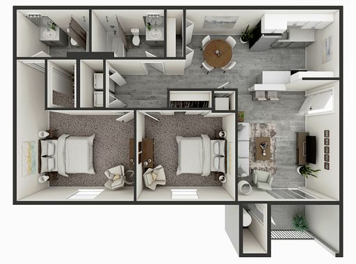 Fully Renovated 2 Bedroom Available at The Latitude Apartments! – photo 1