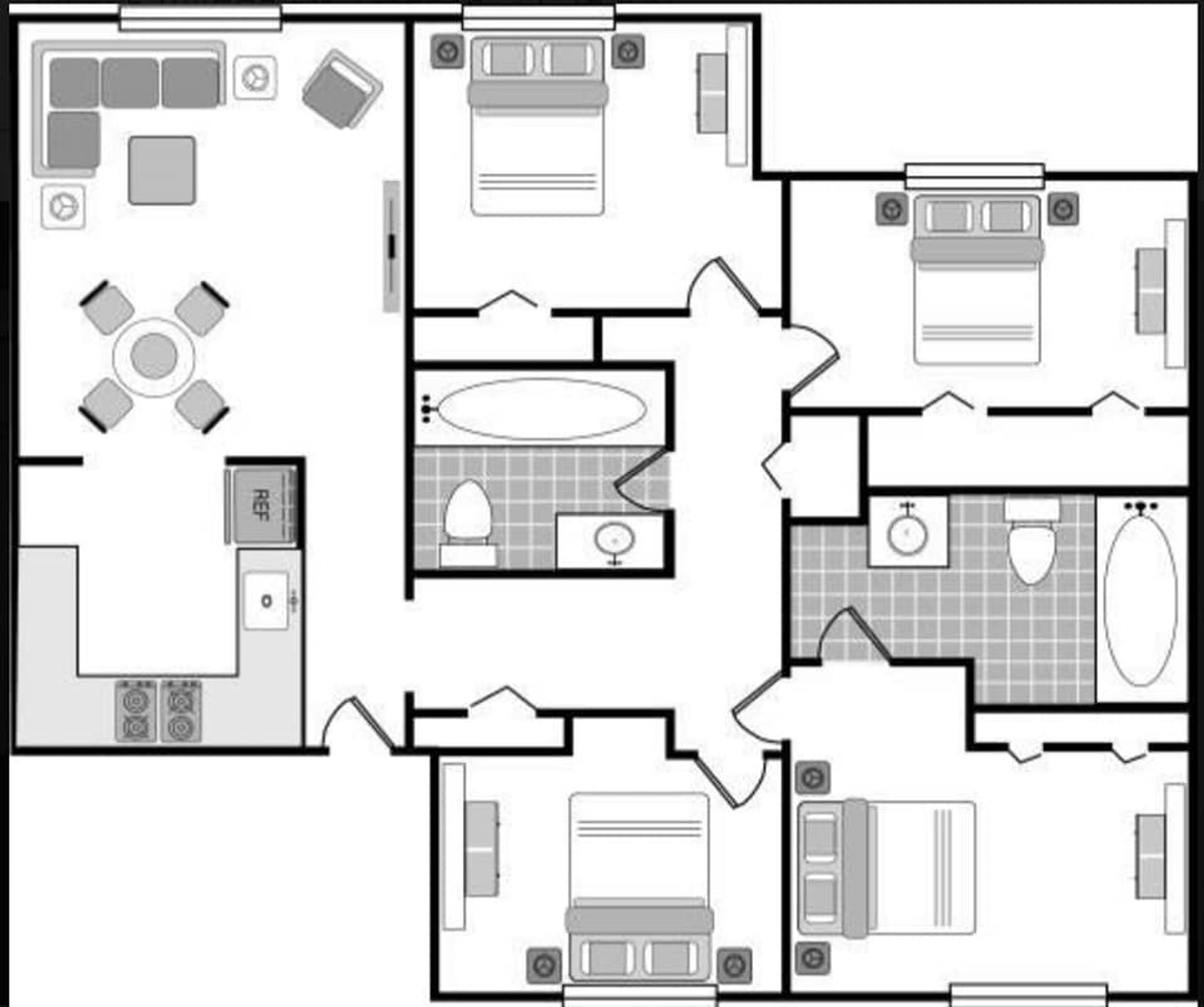 Denton Apartment: 1700 E. Village Dr.
