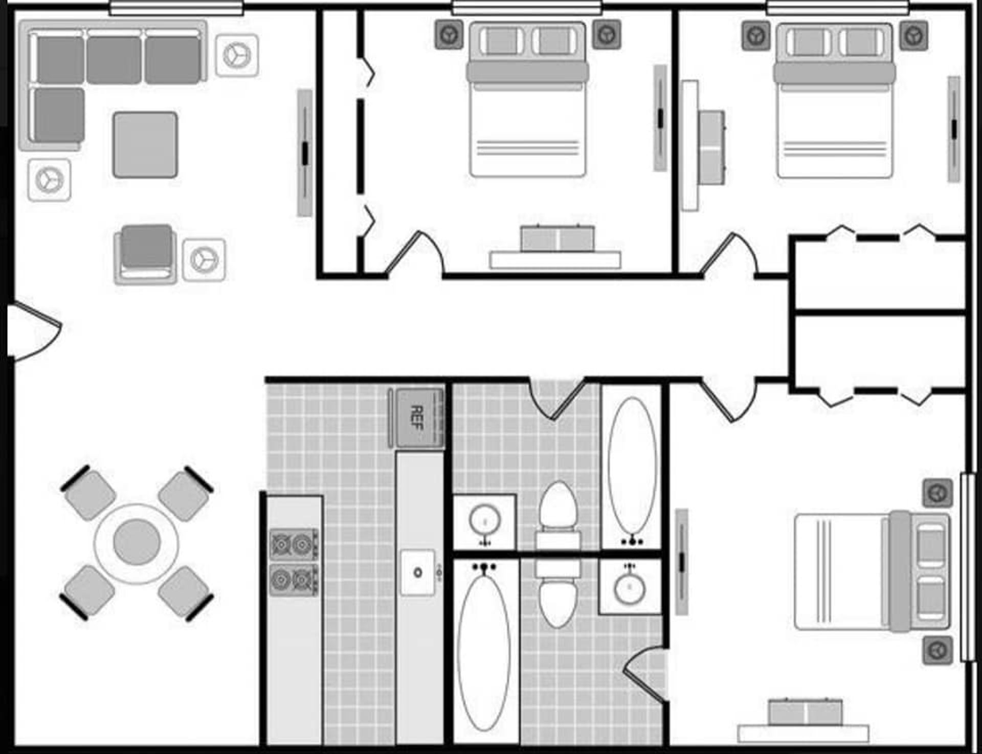 Denton Apartment: 1700 E. Village Dr.