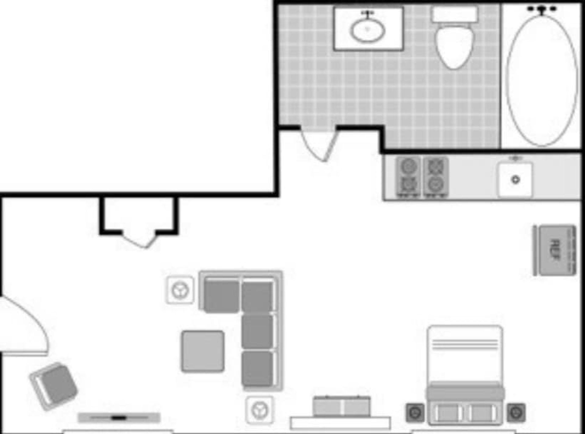 Denton Apartment: 1700 E. Village Dr.