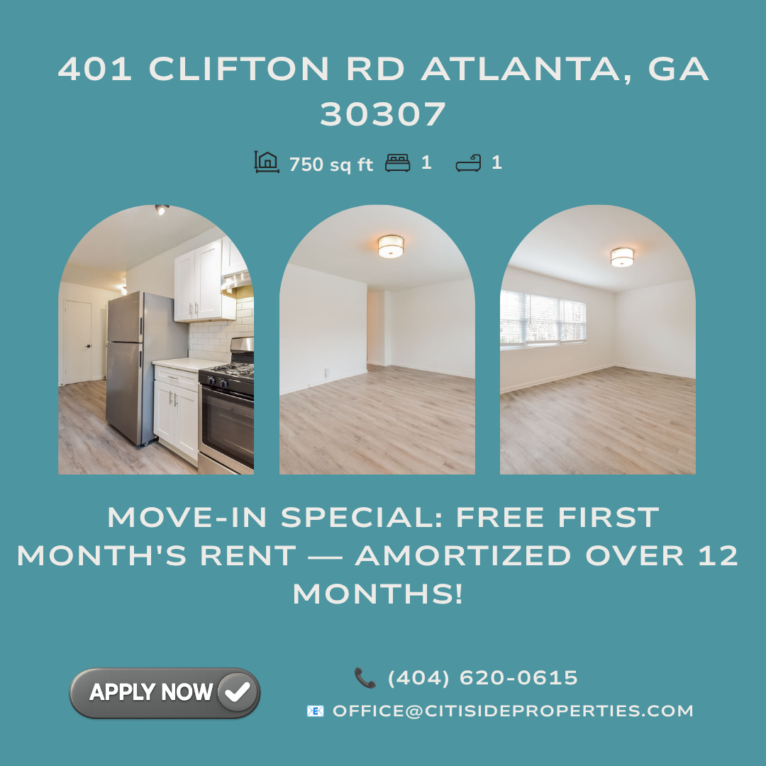 Atlanta Apartment: 401 Clifton Rd