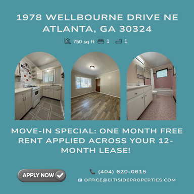 1 Bed/1 Bath in Atlanta! Limited-Time Offer: One Month FREE Rent Applied Across Your 12-Month Lease! – photo 1