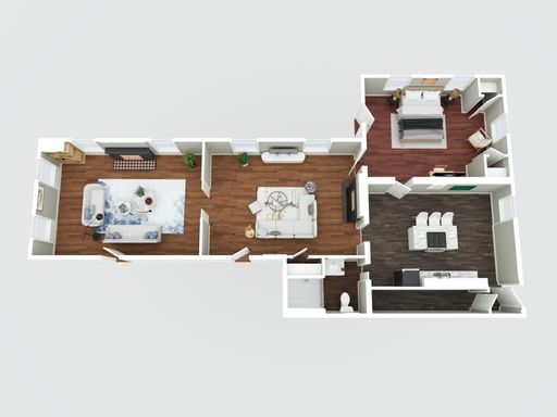 Historic 1 Bed With Hardwood Floors – photo 1