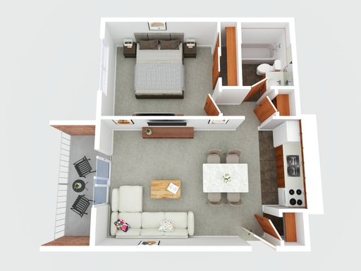 Spacious 1 Bed With Balcony, Great Neighborhood – photo 1