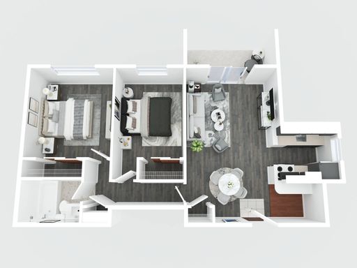 Newly Refreshed 2 Bed With Balcony and Green Space – photo 1