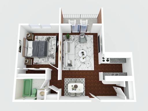 Spacious 1 Bed With Balcony, Great Neighborhood – photo 1