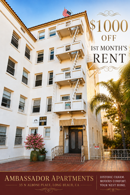 Studio Across From Alamitos Beach / $1000 off 1st Month Rent – photo 1