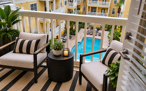 FOR RENT!!! Beautiful Pool View Wood Floors Condo @ Park North Downtown Orlando! – photo 1