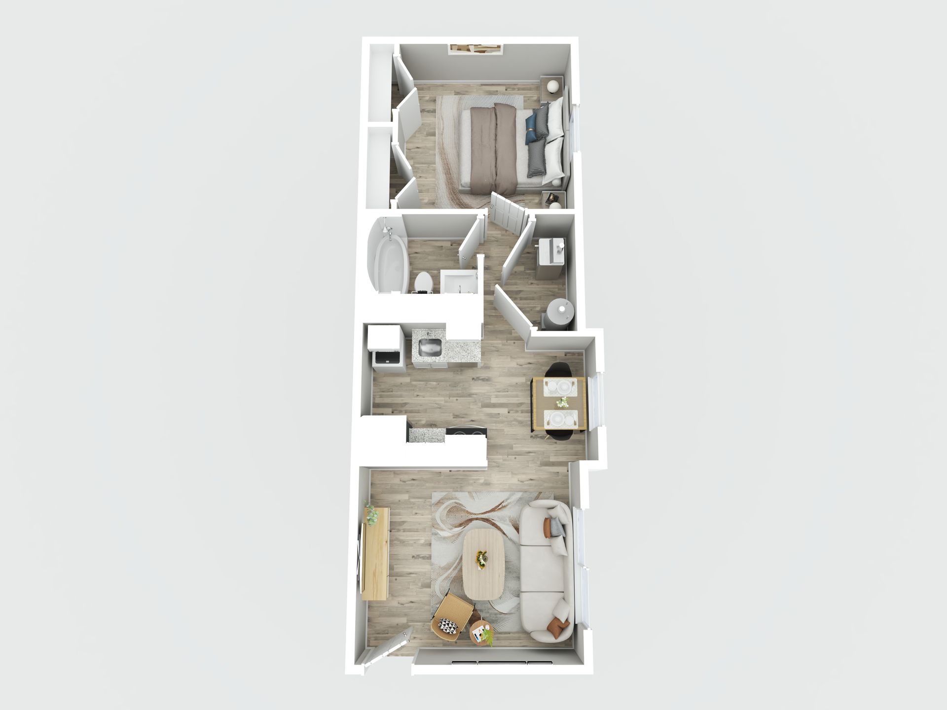 Garner Apartment: 201-209 Johnson St
