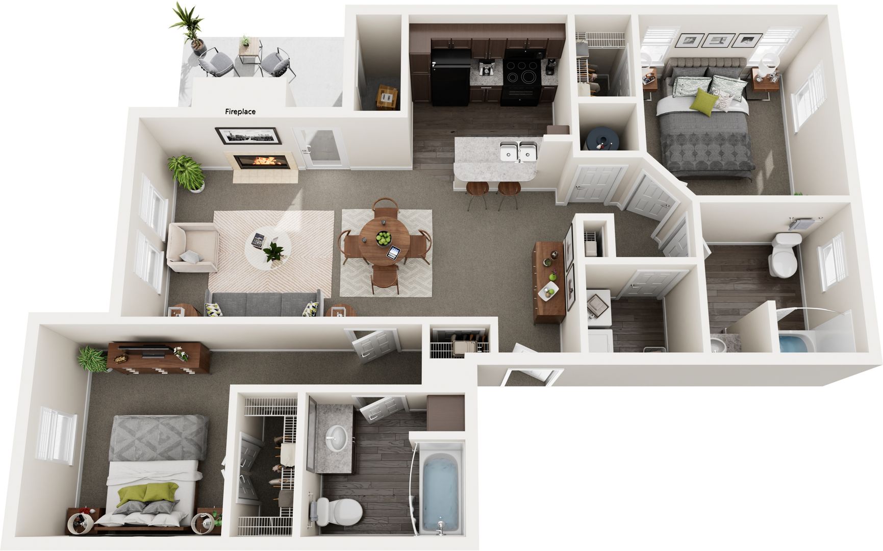 Elsmere Apartment: 3000 Stoneybrook Lane